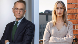 Oskar Öholm och Carola Russmark