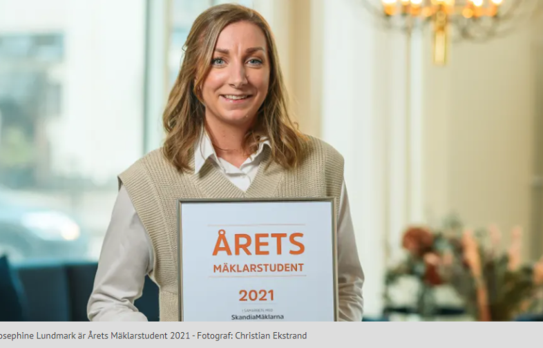 Årets Mäklarstudent 2021 är korad