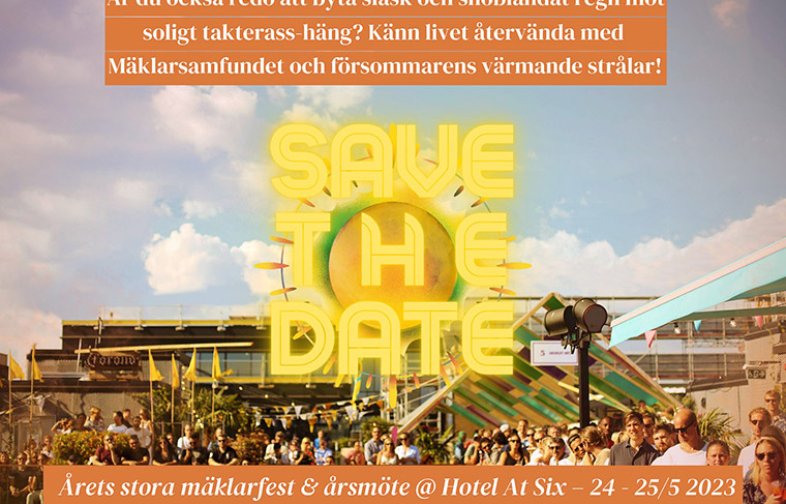 Save the date – årets mäklarfest och årsmöte!