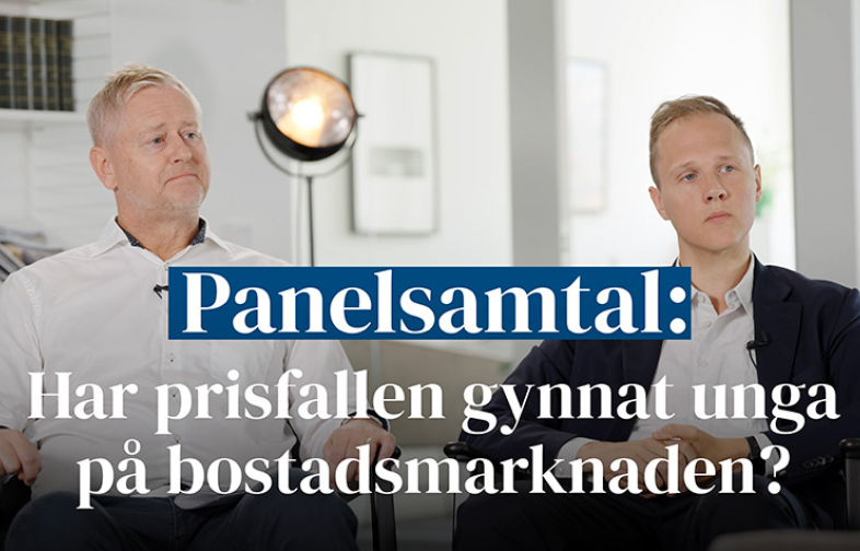 Panelsamtal: Har prisfallen gynnat unga på bostadsmarknaden?