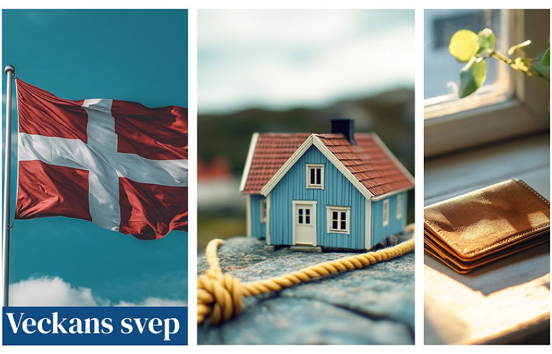 Veckans svep: Amorteringskrav, obligatoriskt bundna delar av bolån och dansk bostadskommissionär