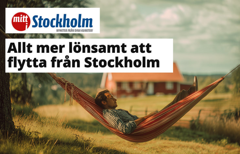 Mitt i: Allt mer lönsamt att flytta från Stockholm