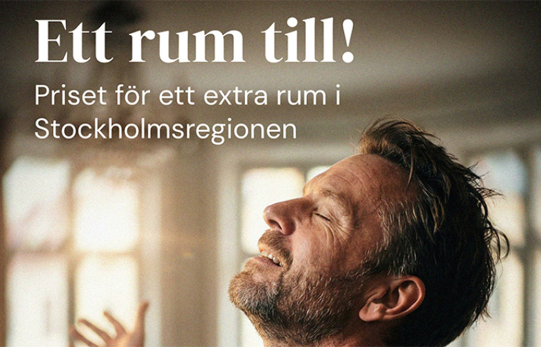 Ny rapport: Så mycket kostar ett extra rum i Stockholmsregionen